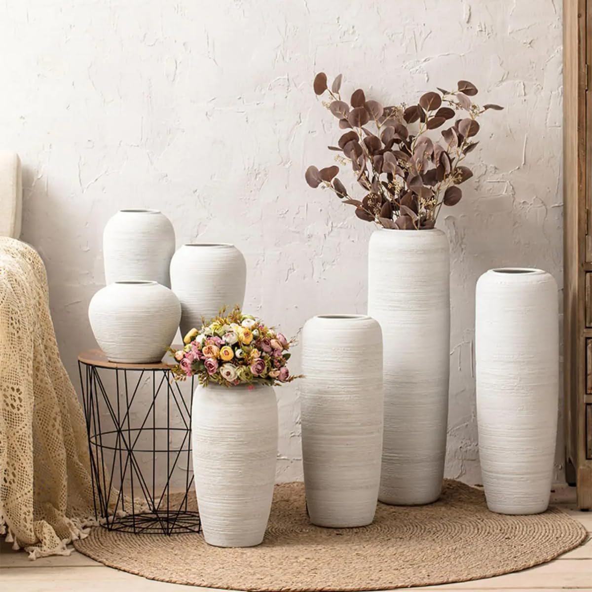 Amazon.com: LKXHarleya Japanese Style Ceramic Vase Minimalist